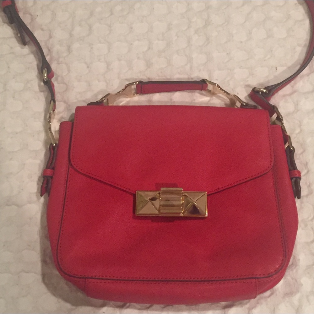Ann Taylor red bag. New with tags